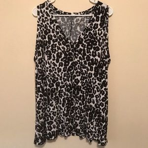 Lane Bryant Printed Sleeveless Top
